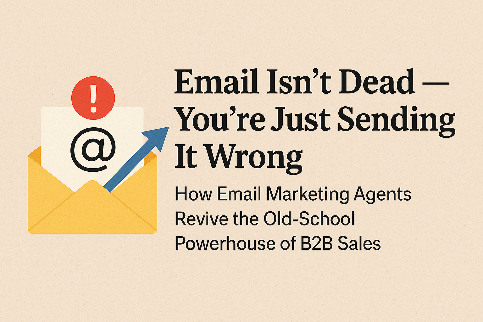 Email Isn’t Dead — You’re Just Sending It Wrong. How Email Marketing AgentsRevive the Old-School Powerhouse of B2BSales