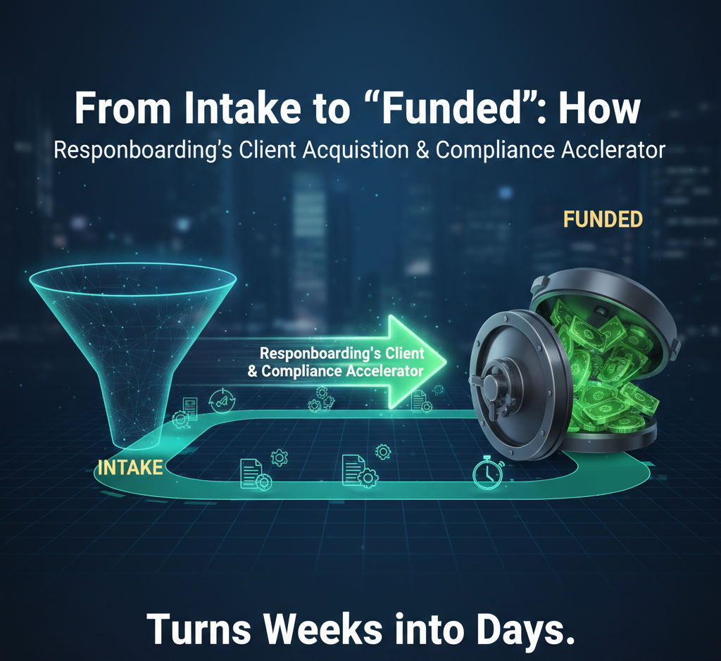 From Intake to “Funded”: How Responboarding’s Client Acquisition & Compliance Accelerator Turns Weeks into Days