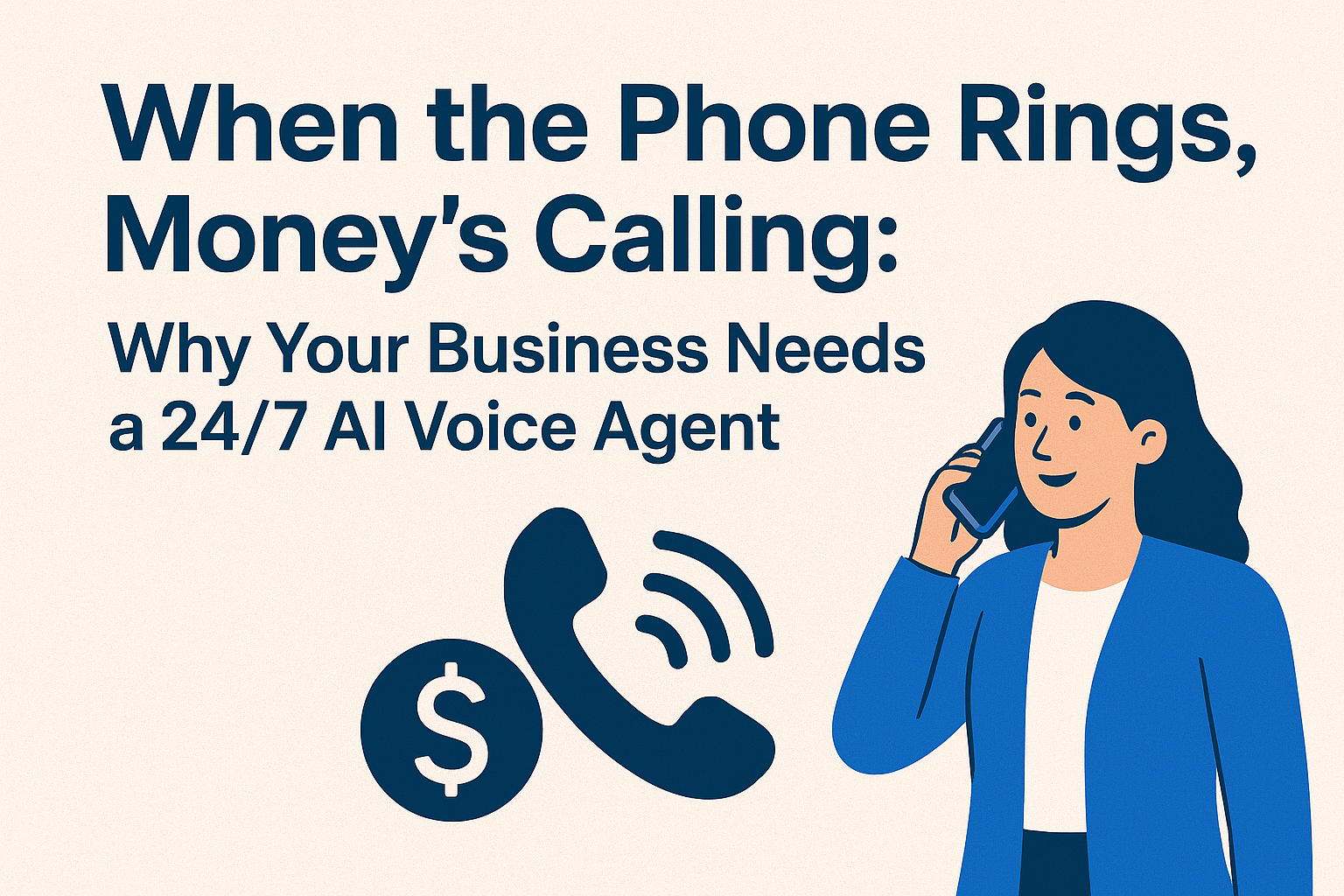 When the Phone Rings, Money’s Calling: Why Your Business Needs a 24/7 AI Voice Agent