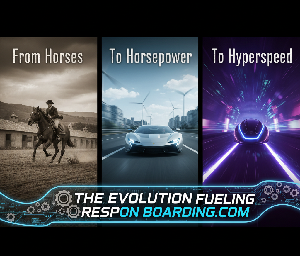 From Horses to Horsepower to Hyperspeed: The Evolution Fueling Responboarding.com