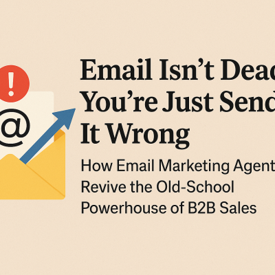 Email Isn’t Dead — You’re Just Sending It Wrong. How Email Marketing AgentsRevive the Old-School Powerhouse of B2BSales